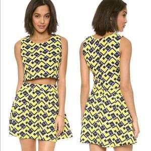 JOA Los Angeles Matching top and Skirt.